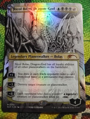 FOIL Nicol Bolas, Dragon God - SLD - NM Minor Misprint Magic: The Gathering MTG
