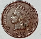 Indian Head Penny"1" Coin Lot 1906*VERY NICE *FULL LIBERTY* $FREE SHIPPING$ #625