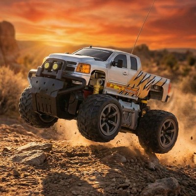 RC Ferngesteuerter Chevrolet Monstertruck, Pickup, Lizenz-Auto, Modellbau, Car