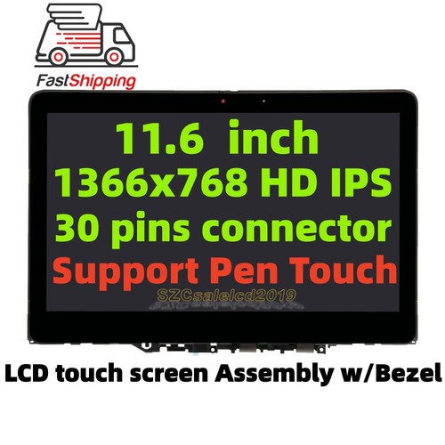 5D11C95910 LCD Touch Screen 11.6"For Lenovo 300e Yoga Chromebook Gen 4 82W2 82W3