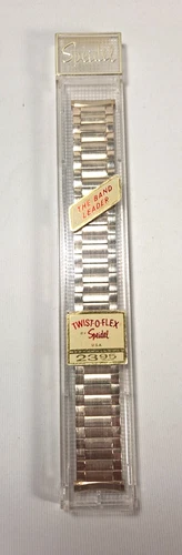 Vintage Speidel Twist-O-Flex Watch Band. Mens.
