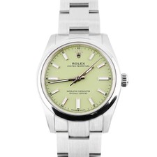 Unworn Rolex Oyster Perpetual 34mm Pistachio Dial 2025 Box & Papers