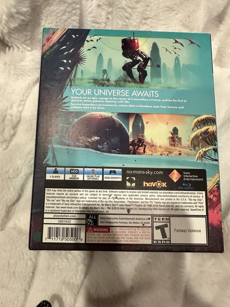 No Man's Sky: Limited Edition (Sony PlayStation 4, 2016) for sale