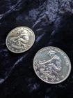 1 oz Silver 999 Round 2 Coin Lot Golden State Mint Prospector GSM Eagle