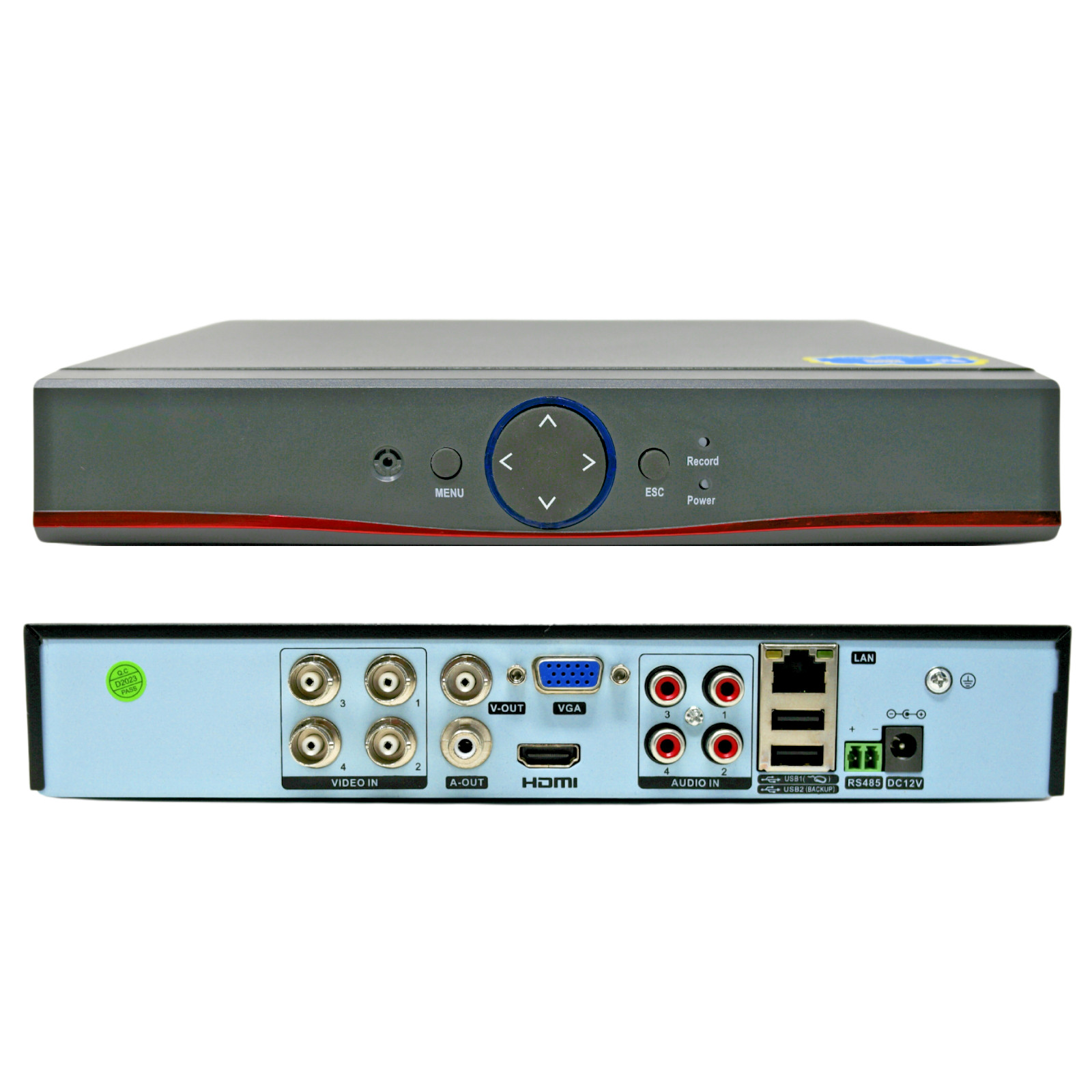 XVR 4 canali 5MP 2160P XMEYE + 500GB HD | Sistema Videosorveglianza Smart
