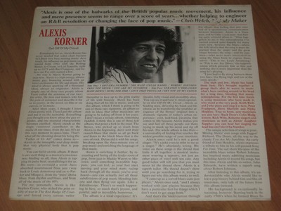 Alexis Korner   Get off of my cloud LP 1975 Blues Rock  / TOP (Ex)