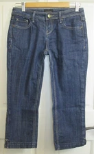 Vigoss Classic Carpi Jeans Juniors Size 1 29x21 Dark Wash Stretch 64-31985