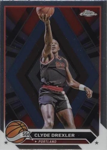 2023-24 Topps Chrome - Clyde Drexler #72