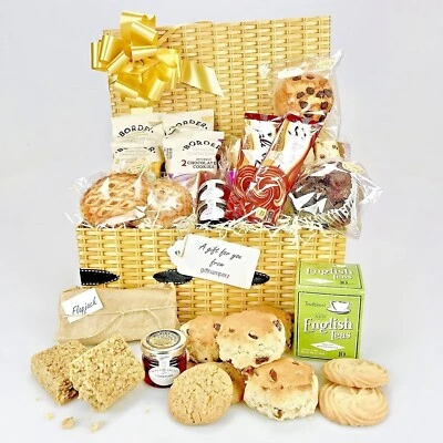 Luxury Afternoon Tea Hamper Gift Box Variety Birthday dad Christmas present