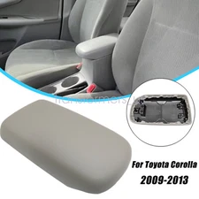 Center Console Armrest Lid Cover w Base For 2009-2013 Toyota Corolla PU Leather