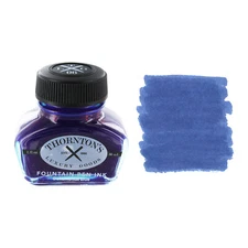 Thornton's Luxury Goods Fountain Pen Ink Bottle, 30ml - Dokumental Blue, 3 Pack