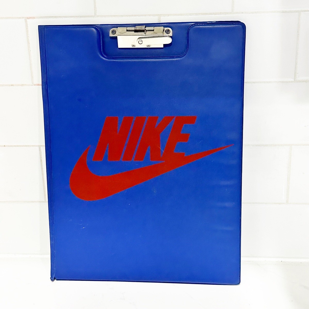 Vintage NIKE JUST DO IT swoosh Notebook Clipboard Folder School  