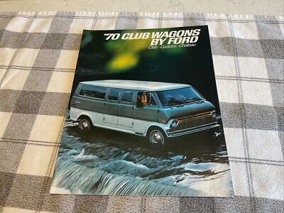 1970 Ford Club Wagons by Ford Van Vintage Sales Brochure