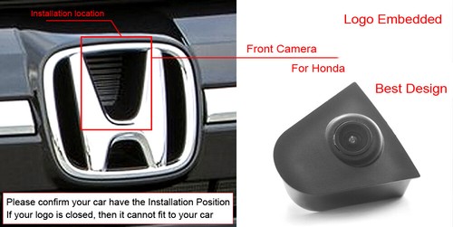Full HD CCD Car Front View Camera Logo Embedded for 2017 2018 Honda CRV CR-V - Picture 3 of 7