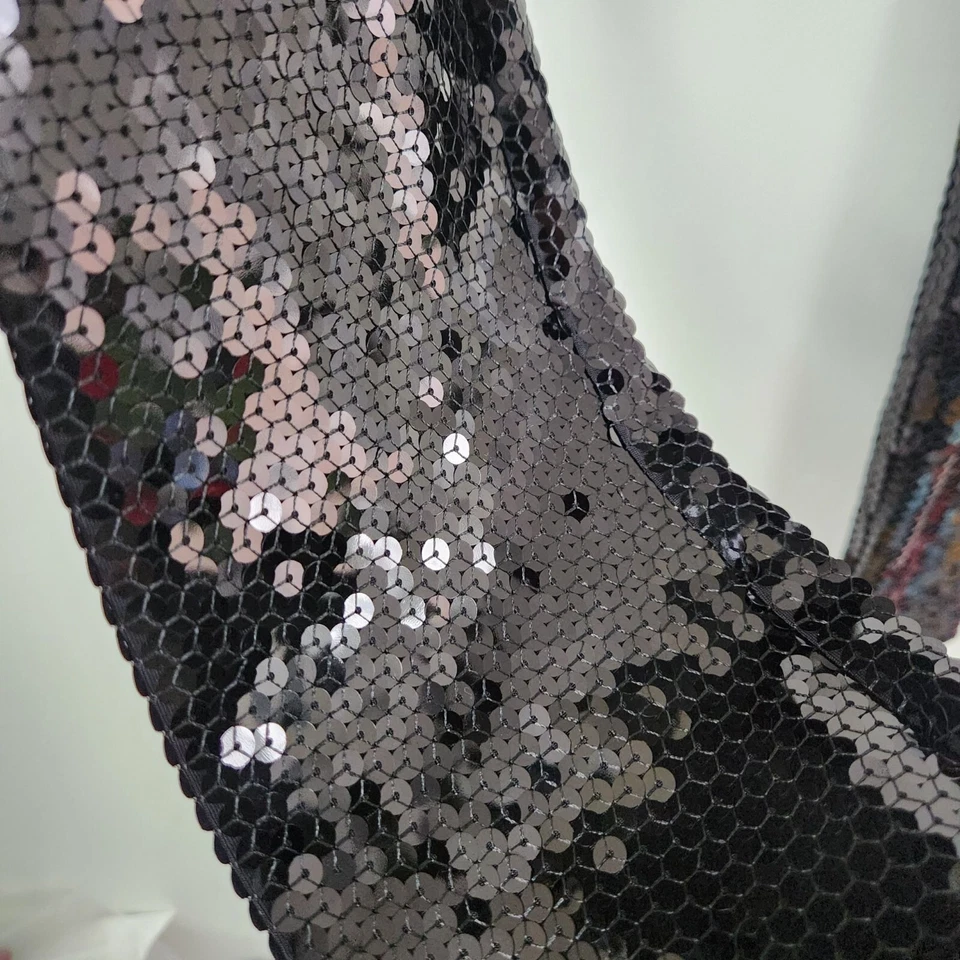 Marc Jacobs Skinny Black Sequin Leggings Size 4 - Image 4 of 4