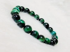 Mula - Green Tiger Eye Bracelet