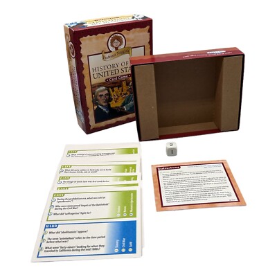 Professor Noggin's History of the United States Card Game #29 Complete