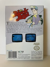Black Bass complete box NINTENDO NES NO GAME with Booklet