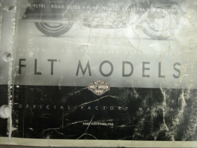 HARLEY DAVIDSON 1999 FLT OEM PARTS CATALOG MANUAL BOOK P/N 99456