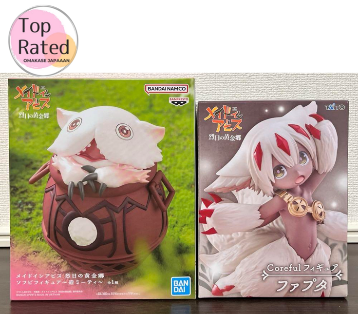 Made in Abyss Faputa & Pot Meaty Figure Set Coreful TAITO Japan