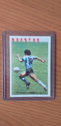 1986 Diego Maradona Card - Cuestión de deporte fútbol coleccionable Argentina - Imagen 1 de 2