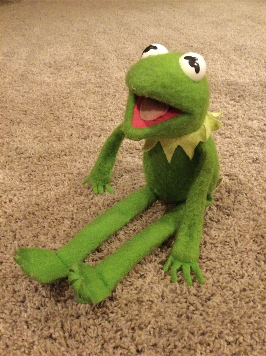 Vintage Kermit the Frog 1976 Fisher Price 850 Jim Henson Muppets
