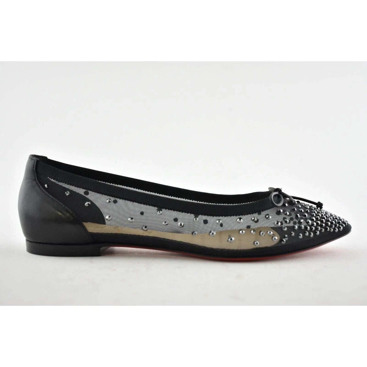 Louboutin strass best sale flats