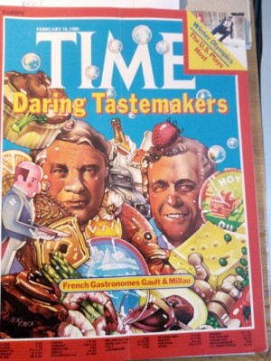 Time Magazine Europe, February 18, 1980, Cover: Daring Tastemakers