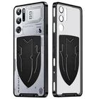 Metal Frame Matte Clear back Phone case For ZTE nubia Red Magic 10S 10 9S 9 Pro+
