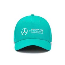 Mercedes AMG Petronas F1 Large Logo Baseball Hat Teal