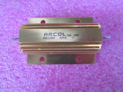 lot of 2 Arcol HS100 Aluminum Panel Mount Power Resistor