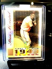 2003 STAN MUSIAL TOPPS GAME USED BAT. #TR-SM ALL STAR 1943 MINT.