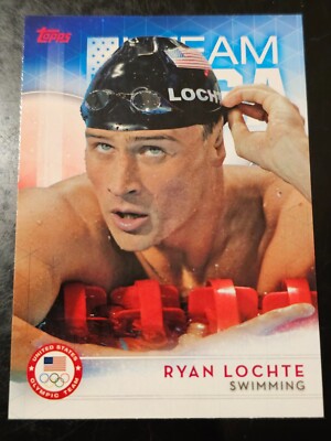 RYAN LOCHTE 2016 Topps US Olympic Base #50 Swimming