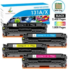 4Pack CRG131 H For Canon 131 Toner ImageCLASS MF8280Cw LBP7110Cw MF624Cw MF628Cw