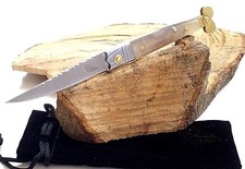 Maestri Coltelli Sarga Taschenmesser Klappmesser Outdoormesser Büffelhorngriff !