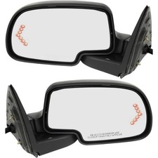Power Mirror Set For 2003-06 Silverado 1500 With Signal And Puddle Light Heated Power Mirror Set For 2003-06 Silverado 1500 With Signal And Puddle Light Heated