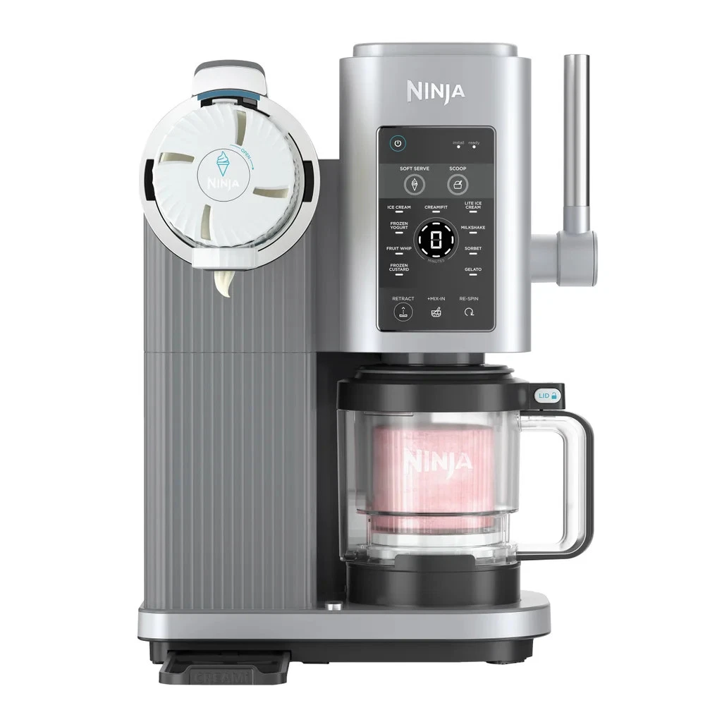 Ninja CREAMi Scoop Swirl Ice Cream Maker 13 Programs Soft Serve Machine
