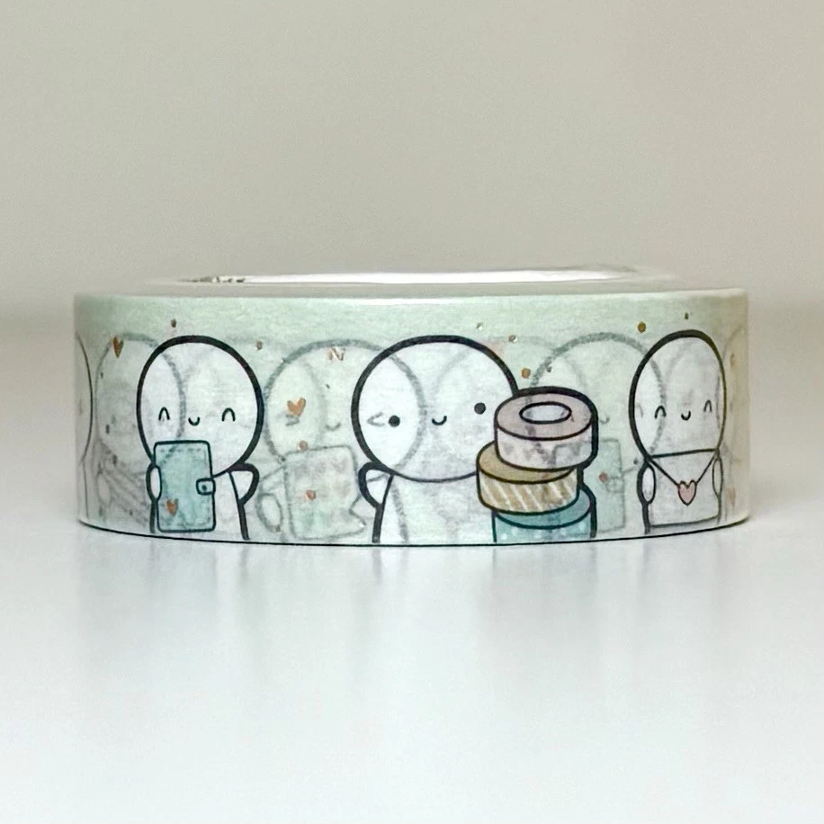 NEW The Coffee Monsterz Co TCMC Planning Time 2.0 15mm Washi Tape Roll - Image 3 of 3