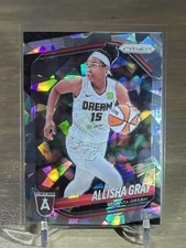 2025 Panini WNBA Prizm Allisha Gray Cracked Ice Prizm #16 Atlanta Dream Mist