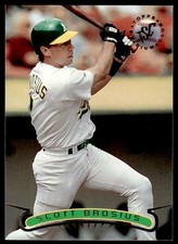 1996 Stadium Club Scott Brosius Oakland Athletics #383