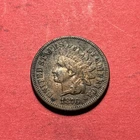 (1) Beautiful Antique 1876 Indian Head Cent/Penny CHOICE F-FINE NICE DET.