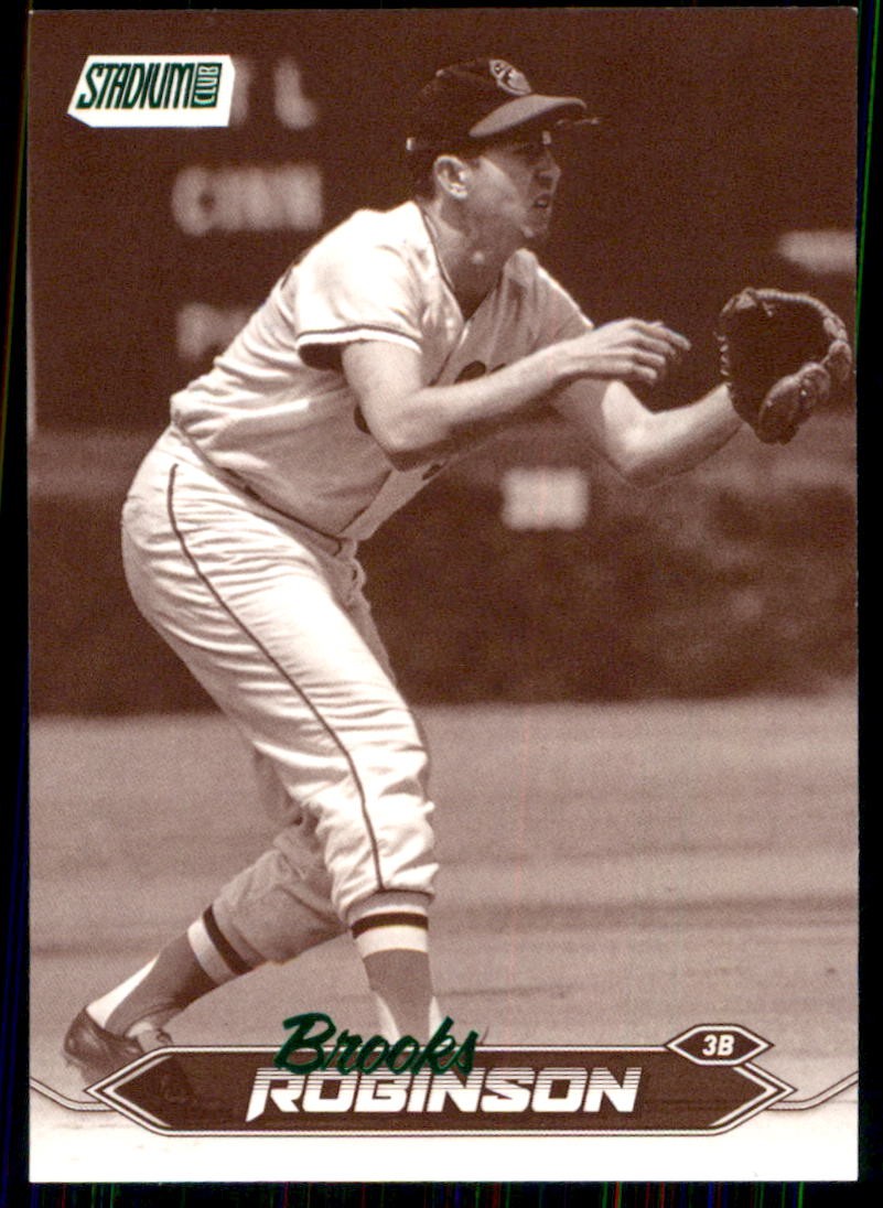 BROOKS ROBINSON 2024 Topps Stadium Club #61 Sepia Orioles Parallel HOF [Base] Ma