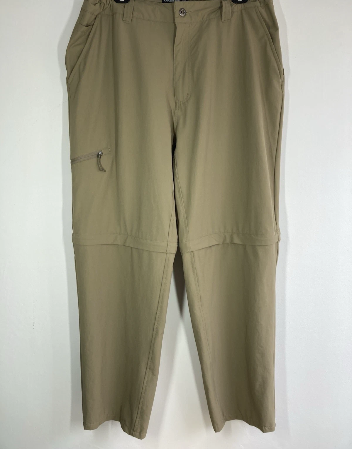 Cederberg Mens Hiking Pants Size 40 Zip-Off Sand Stretch Outdoor Travel Trekking