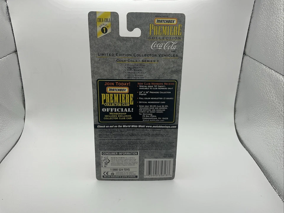 🔥 Matchbox Premiere Collection Coca-Cola Limited Edition ‘56 Ford Pickup - Image 3 of 3