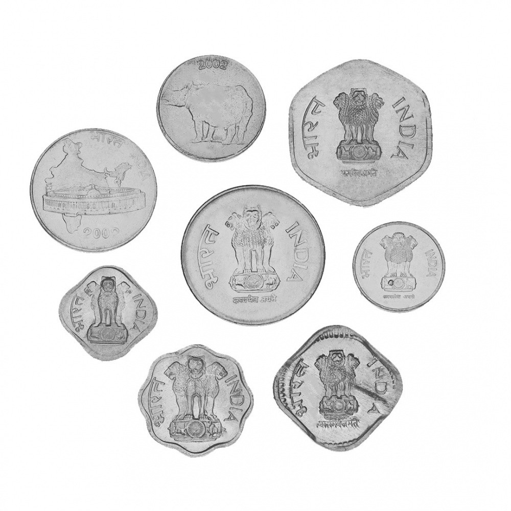 INDIAガンジーコイン India-British Silver 1911 (B) Rupee 