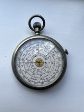 Antique Vintage Circular Slide Rule Calculator Engineering Instrument Working