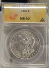 1903 US Morgan Silver Dollar $1 ANACS MS62