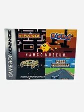 Namco Museum Nintendo GBA Vintage Game Boy Advance Instruction Manual Gameboy