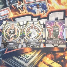 Panini Prizm Kaleidoscopic Pioneers WNBA 3 Card Lot Johannes Loyd Jackson 2023