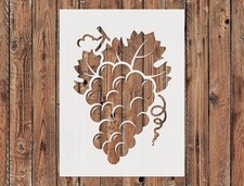 Reusable Grapes Culinary Stencil Template for Kitchen Decor  DIY Craft - Ste  